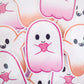 Sparkly Cute Ghosts Vinyl Stickers