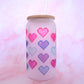 Pixel Heart Frosted Glass